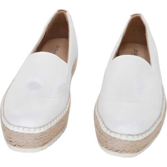 Dr. Scholl's Sunray White Canvas Espadrille Loafers Slip-On US 7M EU 37 - Picture 5 of 6